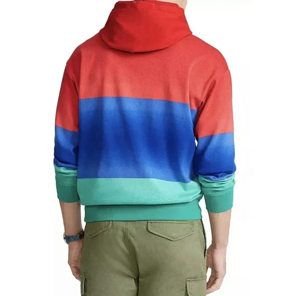 Polo Ralph Lauren RRL Comfort Hoodie Jacket Rare Ombre Mens XL New Fast Ship